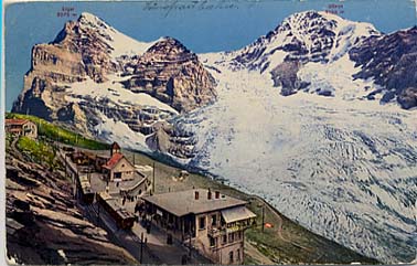 10543017 Eiger Grindelwald Eisenbahn Eigergletscher Bahnhof Eiger Grindelwald