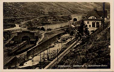 10543027 Goeschenen Gotthard- und Schoellenen-Bahn Goeschenen