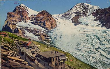 10543036 Eiger Grindelwald Eisenbahn Eigergletscher Bahnhof Eiger Grindelwald