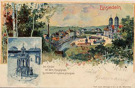 10543150 Einsiedeln SZ Einsiedeln 8840 Litho 1902 Einsiedeln