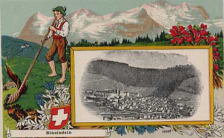 10545267 Einsiedeln SZ Einsiedeln 8840 Impression lithographique en relief Einsiedeln