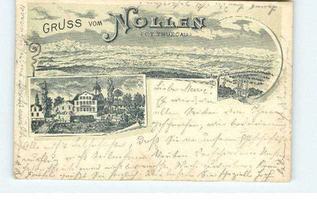 10545760 Frauenfeld Frauenfeld Litho Nollen estampillé 18 Frauenfeld