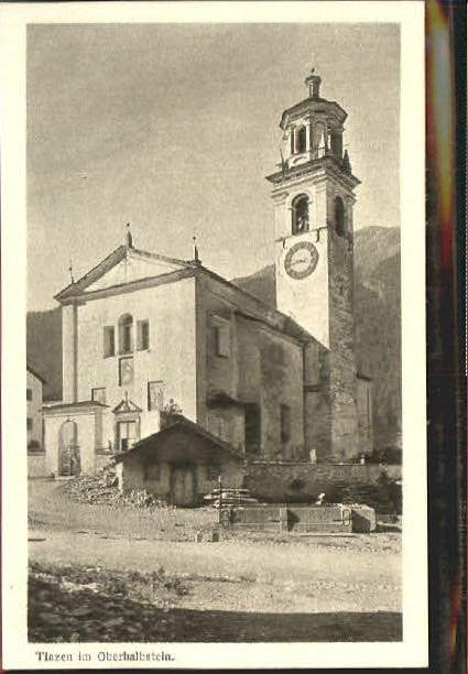 10546695 Tinzen Tinzen à Oberhalbstein vers 1915 Tinizong