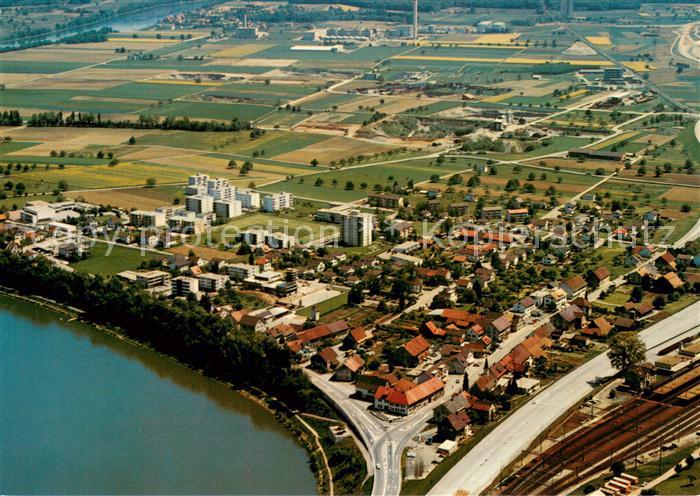 13711424 Stein AG Fliegeraufnahme mit Rhein Stein AG