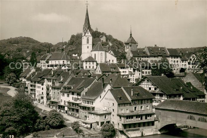 13710950 Baden AG Vue sur la ville avec église