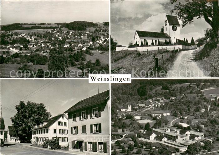 13711229 Weisslingen Panorama Kirche Ortspartie Fliegeraufnahme Weisslingen