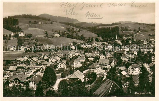 13709362 Langnau Emmental Fliegeraufnahme Langnau Emmental