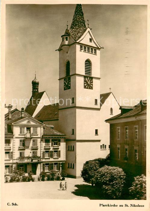 13709500 Wil SG Pfarrkirche zu St Nikolaus Wil SG