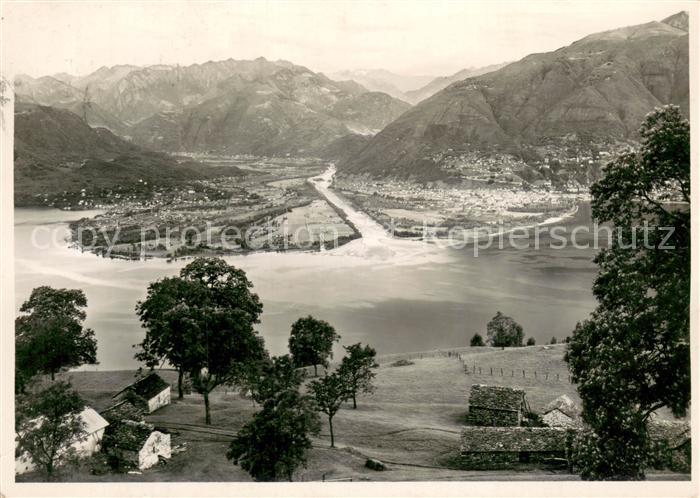 13709610 Ascona TI Panorama avec Delta et Locarno Ascona TI