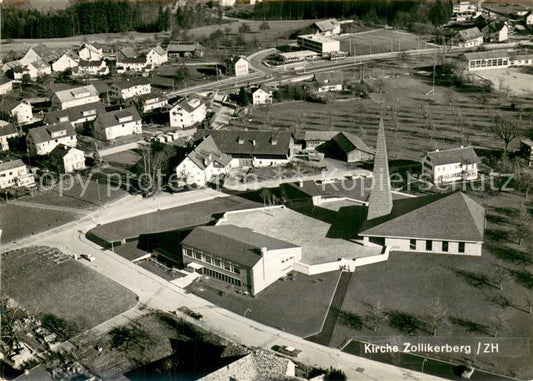 13709644 Zollikerberg ZH Fliegeraufnahme mit Kirche