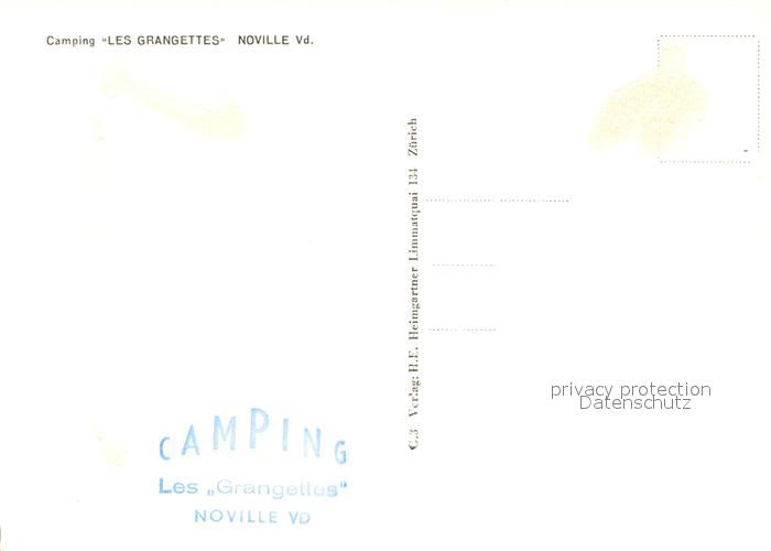 13709705 Noville VD Camping Les Grangettes Fliegeraufnahme