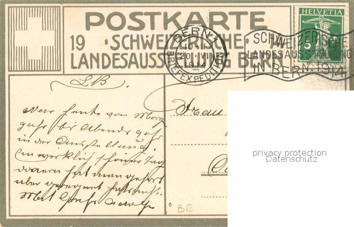 13747942 Bern BE Schweizerische Landesausstellung Bern 1914  Bern BE