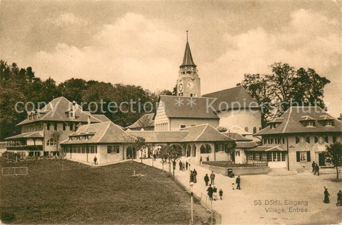 13748299 Bern BE Exposition nationale suisse Berne 1914 Entrée Doerfli Berne