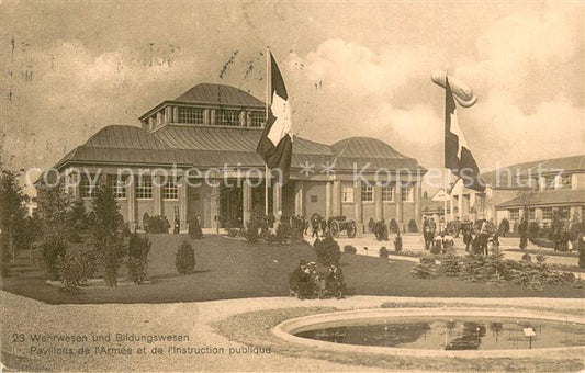 13748300 Bern BE Exposition nationale suisse Berne 1914 Défense et éducation