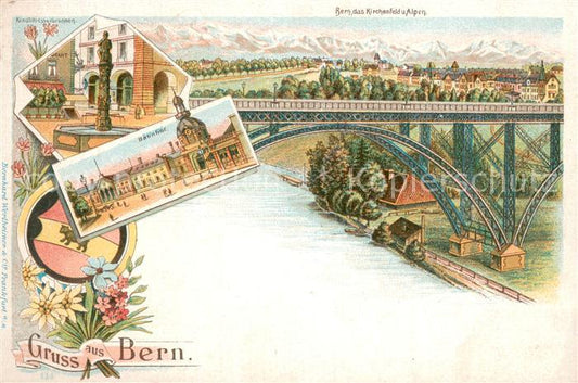 13729371 Bern BE Kirchenfeld et Alpes Kindlitreibbrunnen Gare de Bern BE