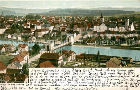 13729404 Aarau AG Panorama Militaersache Aarau AG