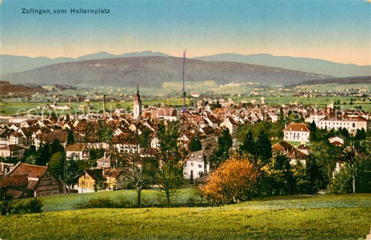 13729407 Zofingen AG Vue depuis la Heiternplatz Militaersache