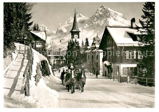 13729511 Arosa GR Visite du village en traîneau tiré par des chevaux Arosa GR