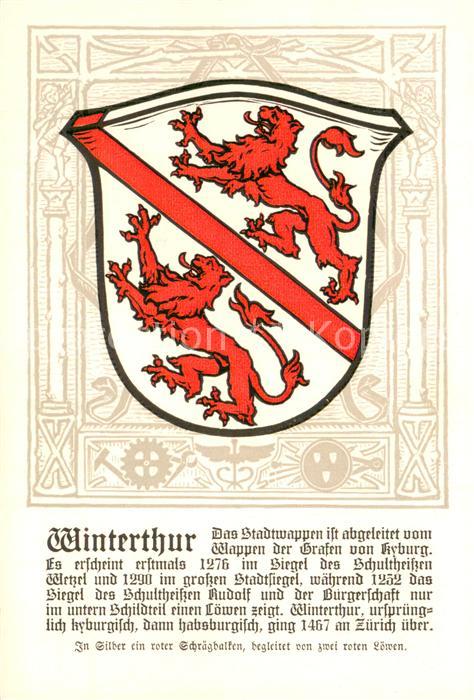 13728025 Winterthour ZH Armoiries communales de Zurich