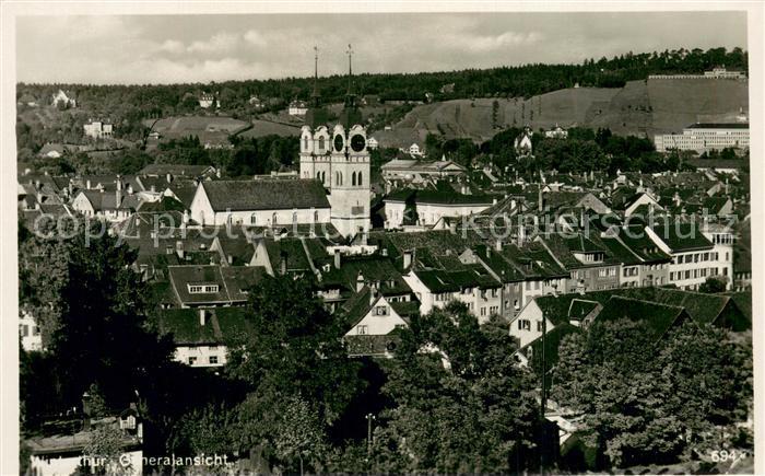 13728052 Winterthur ZH Panorama avec église