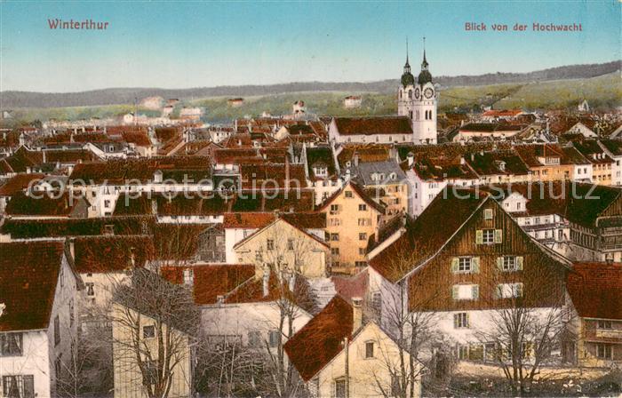 13728064 Winterthur ZH Vue depuis le Hochwacht