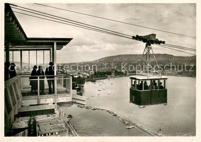 13737545 Zuerich ZH Exposition nationale suisse 1939 Train suspendu Zuerich ZH