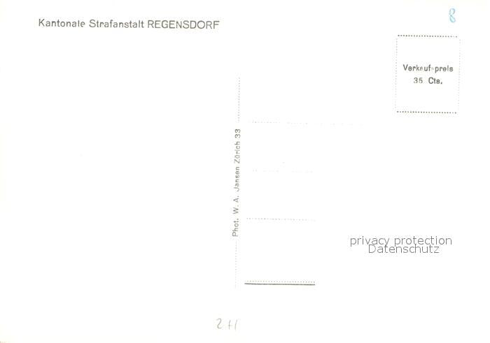 13737554 Regensdorf Kantonale Strafanstalt Fliegeraufnahme Regensdorf