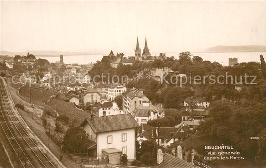 13740237 Neuchâtel NE Vue générale depuis les Parcs Neuchâtel NE