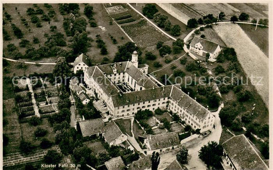 13746984 Unterengstringen Fliegeraufnahme Kloster Fahr Unterengstringen