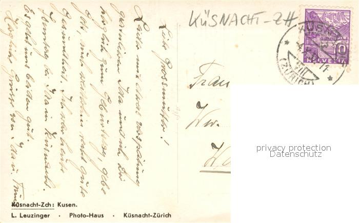 13745659 Kuesnacht Zuerichsee Vue partielle de Kuesnacht Zuerichsee