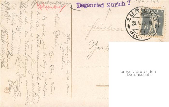 13745805 Zuerichberg ZH Forsthaus Degenried Zuerichberg ZH