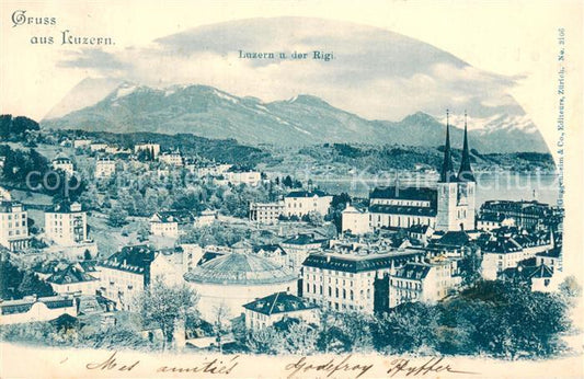 13745821 Lucerne LU Vue partielle avec Rigi