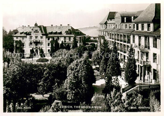 13746876 Zuerich ZH Hôpital Theodosianum Département Médical Chir.