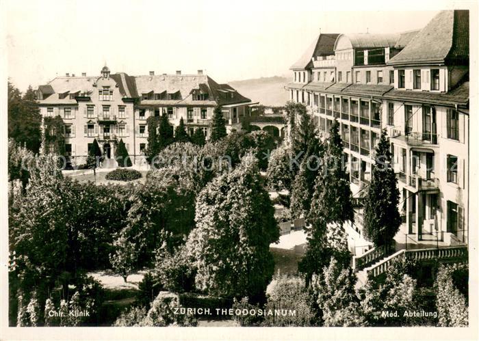 13746877 Zuerich ZH Hôpital Theodosianum Département Médical Chir.