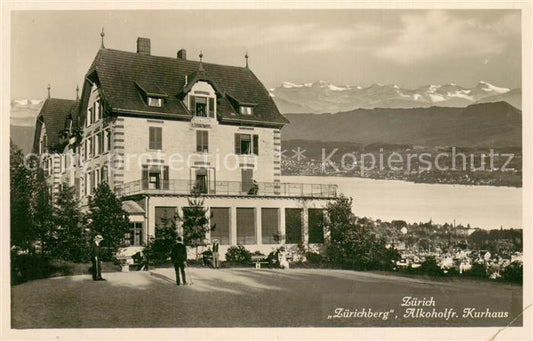 13750509 Zuerich ZH Zuerichberg Maison thermale sans alcool Vue sur le lac de Zurich Z