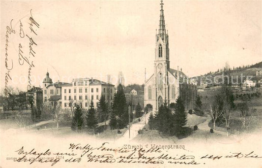 13750510 Zuerich ZH Unterstrass avec église Zuerich ZH