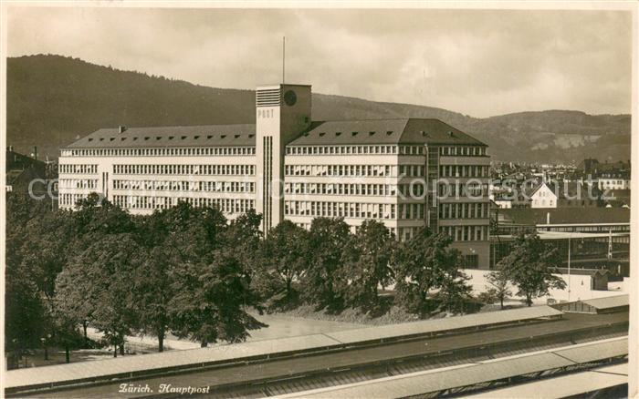 13750520 Zuerich ZH Bureau de poste principal Zuerich ZH