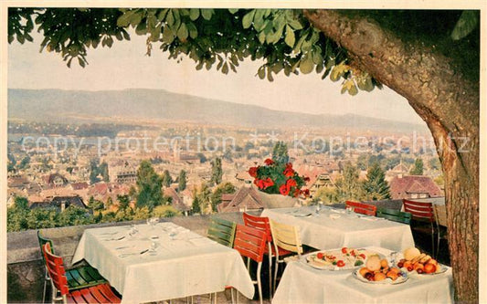 13750533 Zuerich ZH Hôtel Restaurant Sonnenberg Terrasse Vue éloignée Zuerich ZH