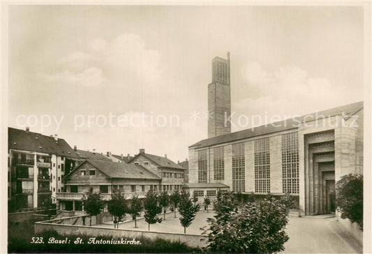 13760832 Bâle BS St. Antoniuskirche Vue extérieure Bâle BS