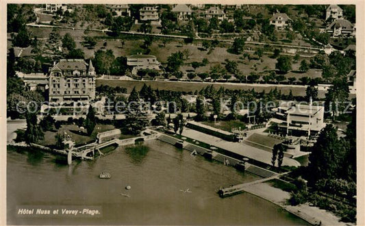 13767772 Piotta Fliegeraufnahme Hotel Nuss et Vevey-Plage Piotta