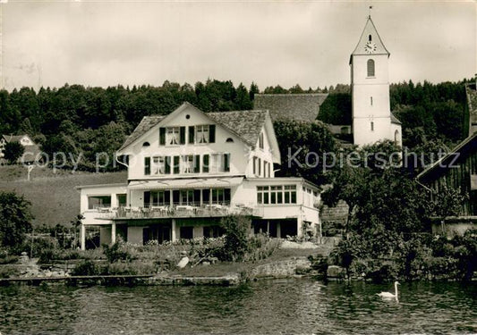 13769782 Bollingen See-Gaster Restaurant Église maritime sur Obersee Zuerichsee