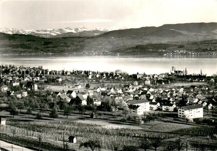 13769785 Uetikon See ZH Vue panoramique sur les Alpes du lac de Zurich