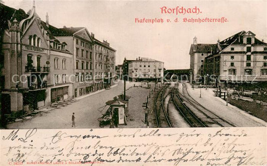 13769869 Rorschach Bodensee SG Hafenplatz depuis la Bahnhofstrasse