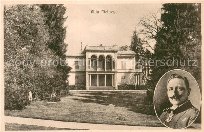 13774434 Zuerich ZH Villa Rietberg Kaiser Portrait Zuerich ZH