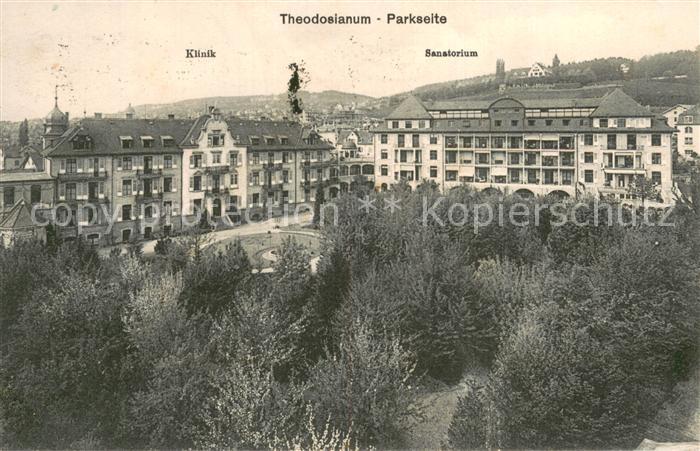 13774446 Zuerich ZH Clinique Theodosianum Parc Sanatorium Zuerich ZH