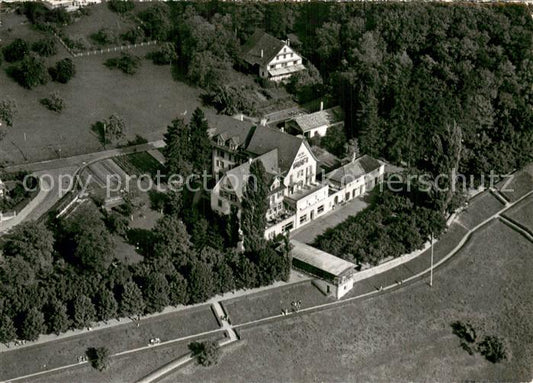 13783684 Zuerich ZH Fliegeraufnahme Hotel-Restaurant Sonnenberg ob Klusplatz Zue