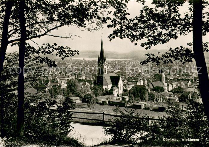 13783709 Wipkingen Zuerich Vue partielle avec église