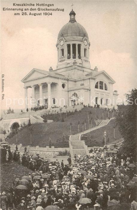 13790997 Hottingen Zuerich Kreuzkirche Souvenir de l'ascenseur à cloches de 1904