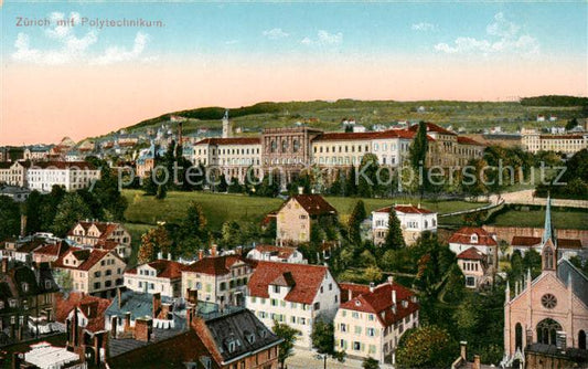 13791611 Zuerich ZH Vue partielle avec l'école polytechnique Zuerich ZH