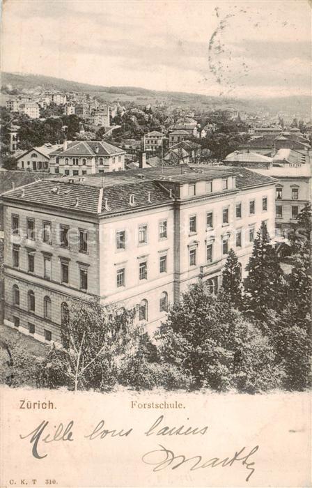 13792014 Zuerich ZH Vue extérieure de l'école forestière Zuerich ZH